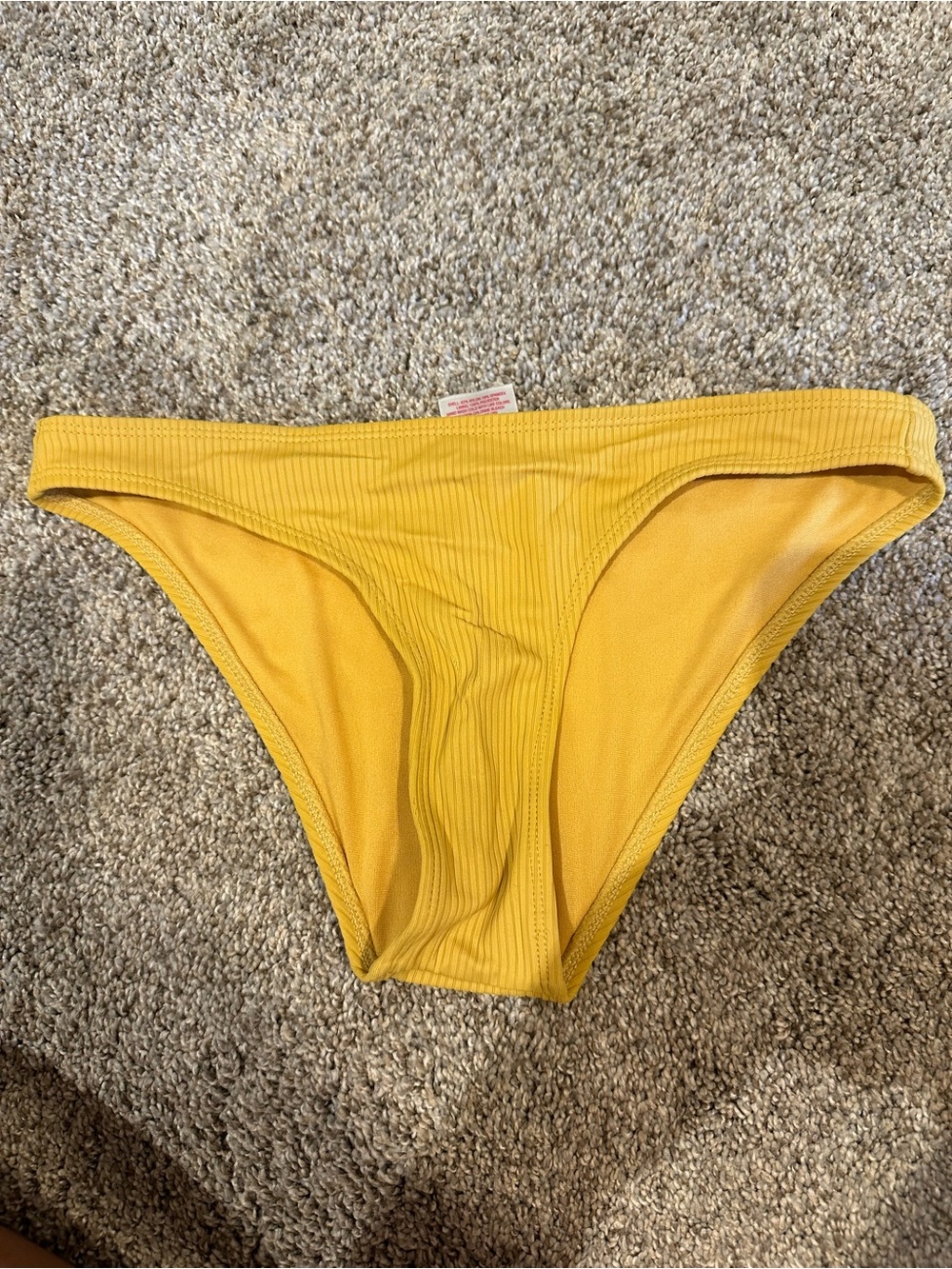 Target Yellow Ribbed Women's Bikini Bottoms
